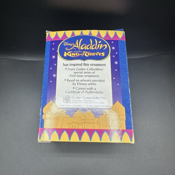 Vintage Disney Jasmine Christmas Ornament Grolier First Issue Edition 1997 - Picture 9 of 15